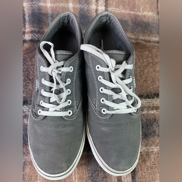 Vans Gray Sneakers TB4R women’s size:8 - Picture 6 of 9